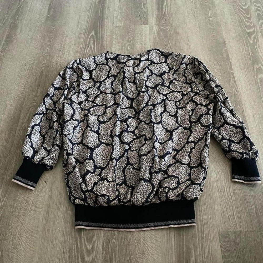 Amy-Deb Retro Patterned Jumper - image 3